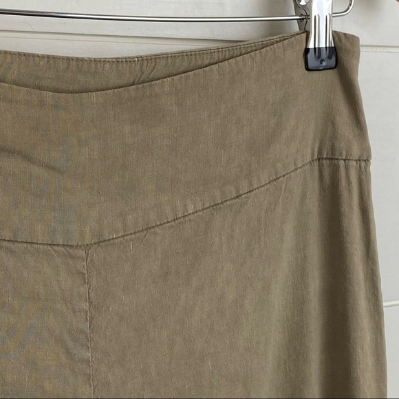 Eileen Fisher Small Linen Blend Cuffed Slim Ankle stretch Lightweight Pants - Picture 5 of 12